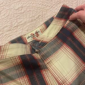 Free People plaid bell bottoms